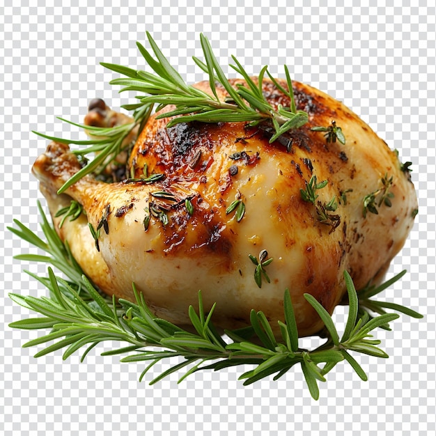 Pollo asado con hierbas