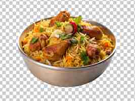 PSD pollo biryani estilo kerala pollo dhum biriyani hecho con arroz jeera y especias