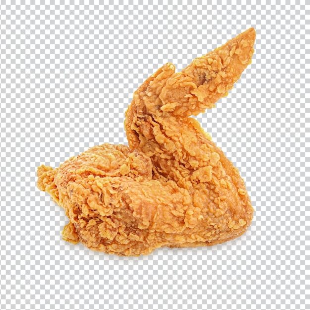 Pollo frito aislado PSD Premium