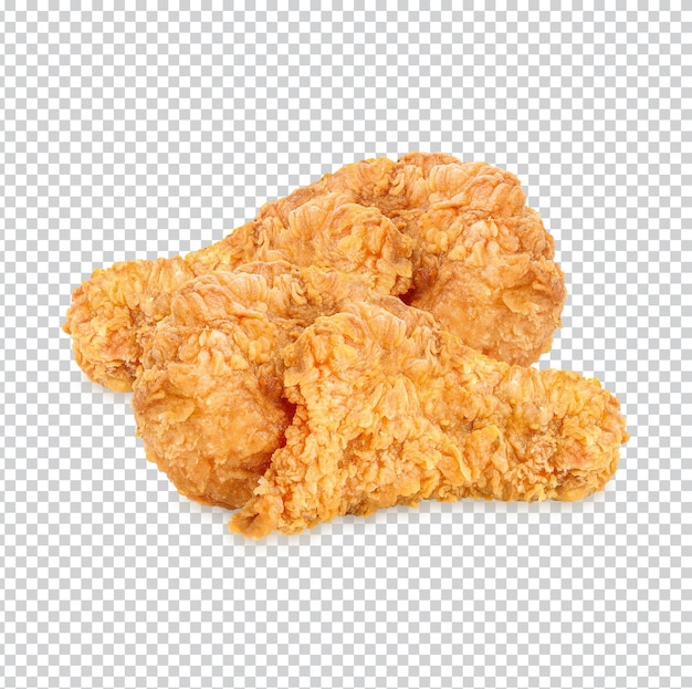 Pollo frito aislado PSD Premium