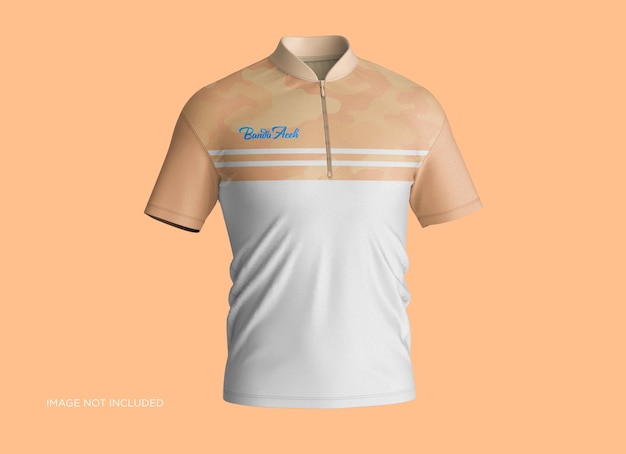 Polo-t-shirt-kragen mandarin mockup