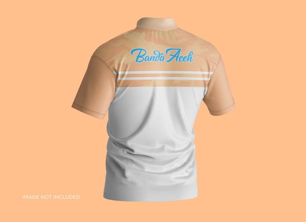 Polo-t-shirt-kragen mandarin mockup