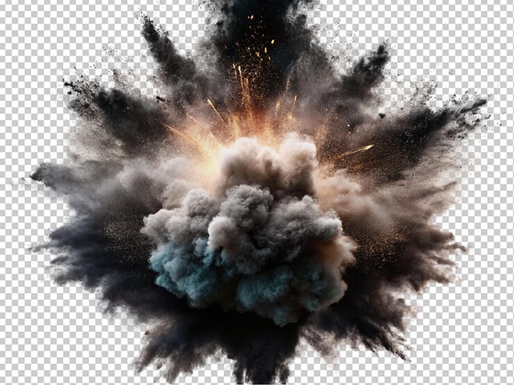 PSD polvo de explosión de humo