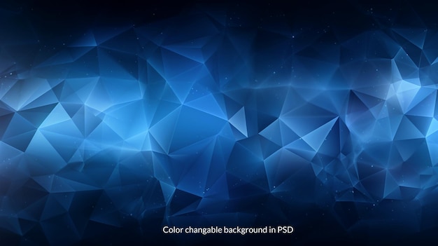 PSD polygonal abstract png bild blau-goldenen polygonen abstract hintergrund