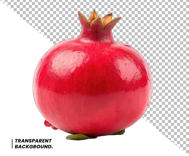 PSD pome rouge isolé