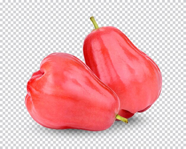 Pomme Rose Fraîche Isolée