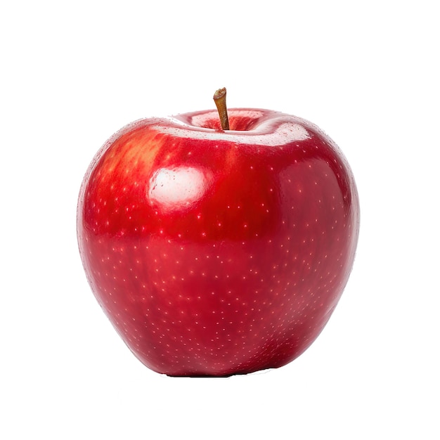 PSD pomme rouge fraîche