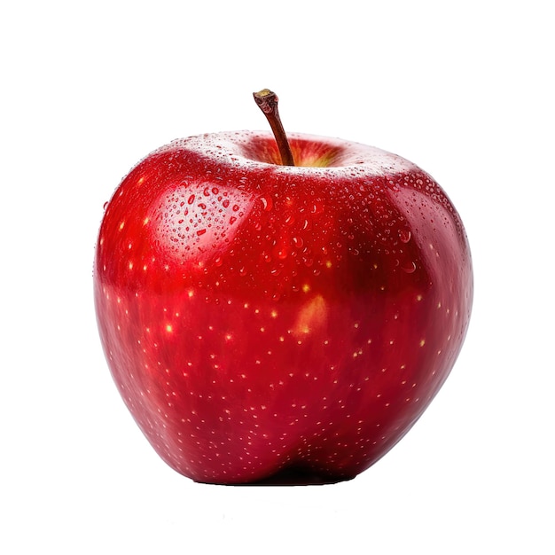 PSD pomme rouge fraîche