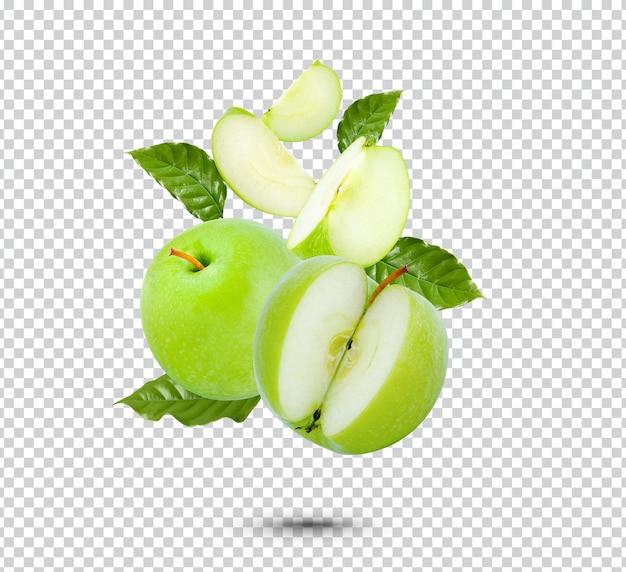 Pomme verte fraîche isolée