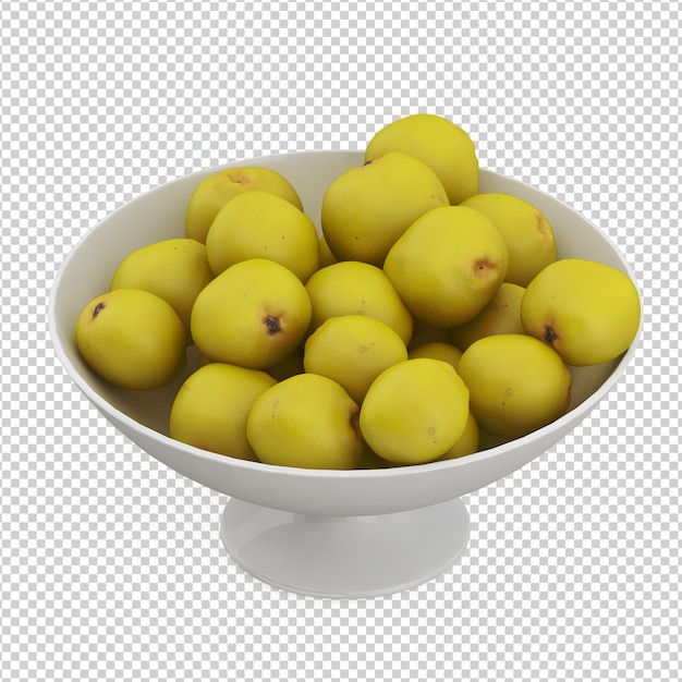 Pommes isométriques