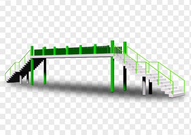 PSD le pont piétonnier 3d