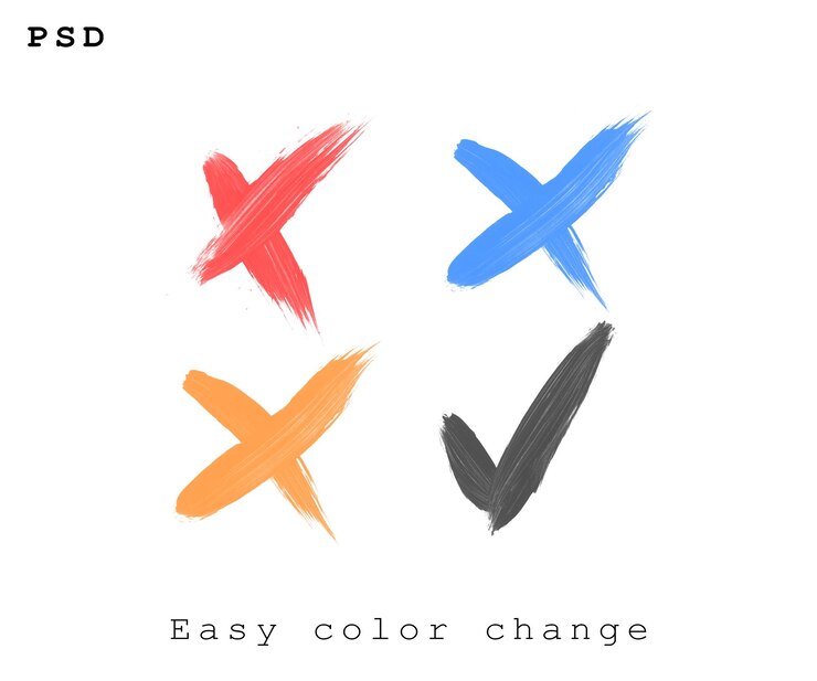 PSD pontos de pincel psd com cores