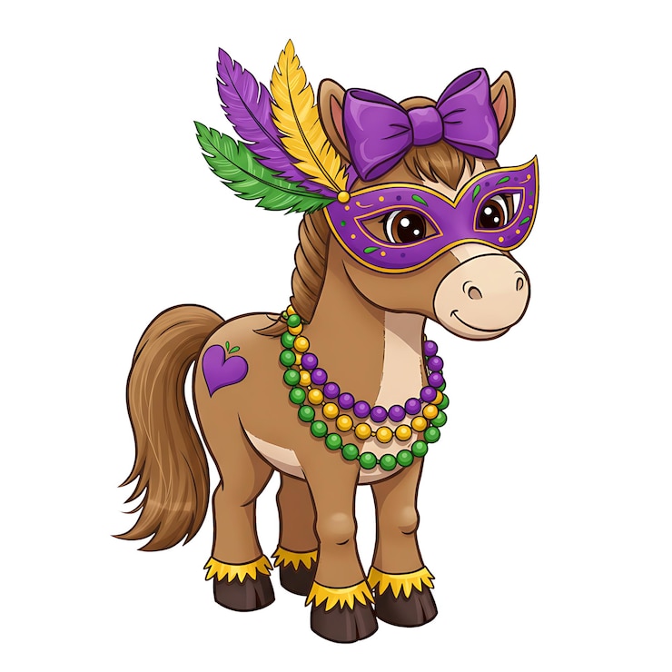 PSD el pony de mardi gras