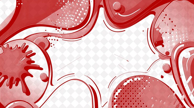 PSD pop art frame border com cores ousadas e desenhos gráficos co creative png abstract designs