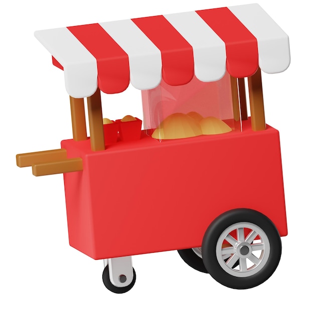 PSD popcorn-stand