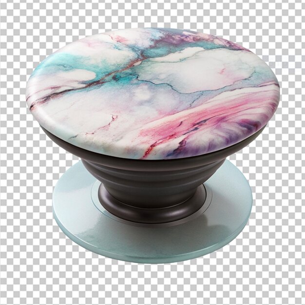 PSD popsocket sur un fond transparent