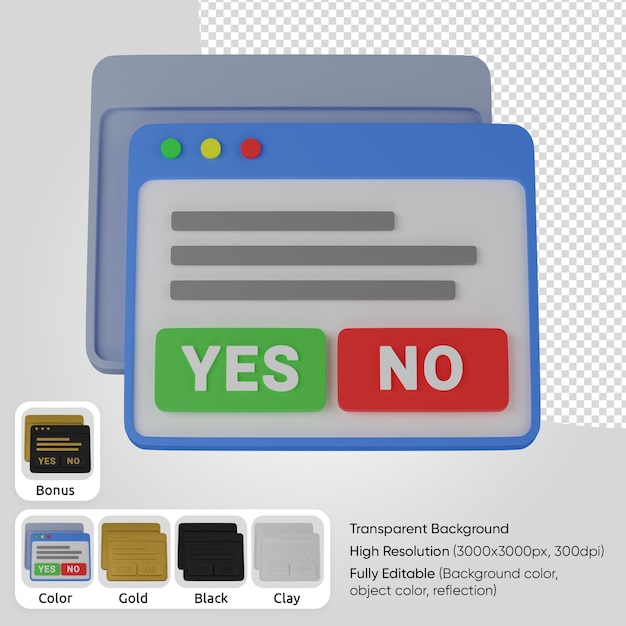 popup web 3D