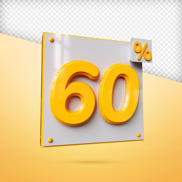porcentaje 3d render premium