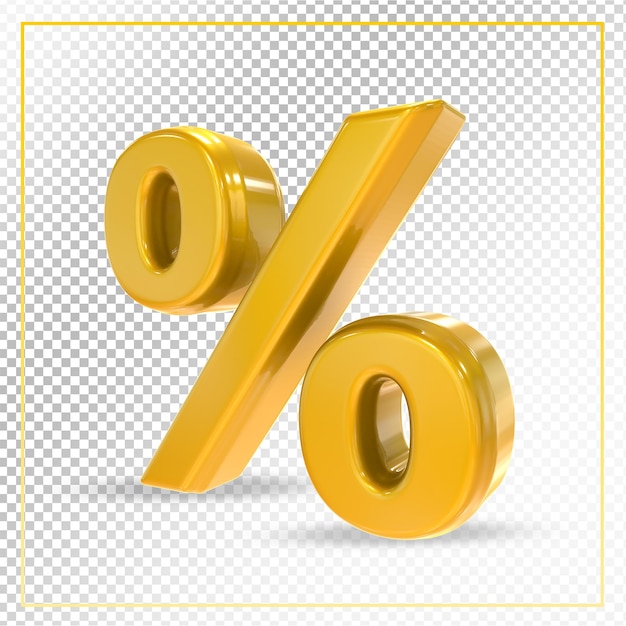 Porcentaje de oro 3d
