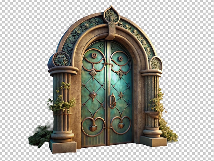 PSD porta della fantasia 3d