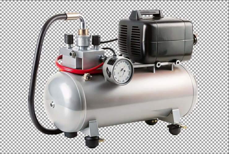 PSD portable air compressor for fast and efficient inflation