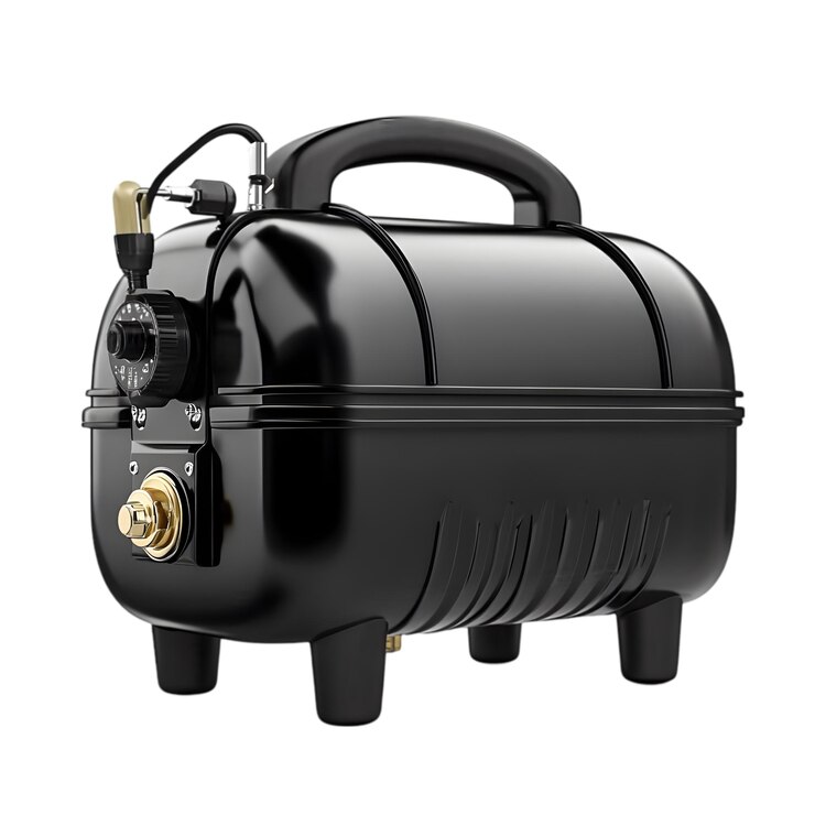 PSD portable black air compressor for airbrushing