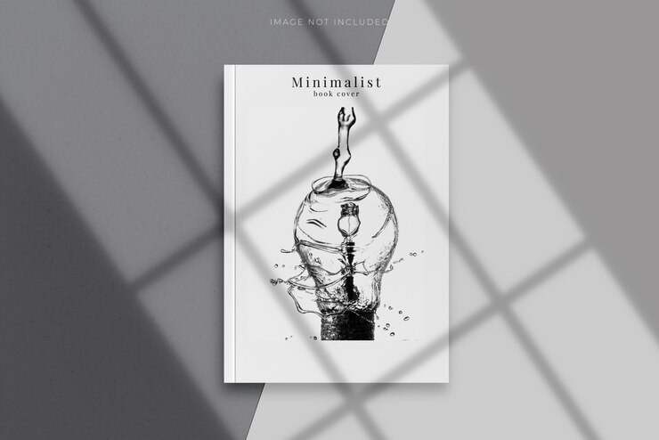 Portada en blanco de la revista, libro, folleto, folleto