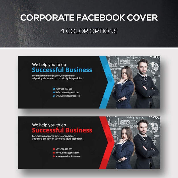 Portada corporativa de Facebook