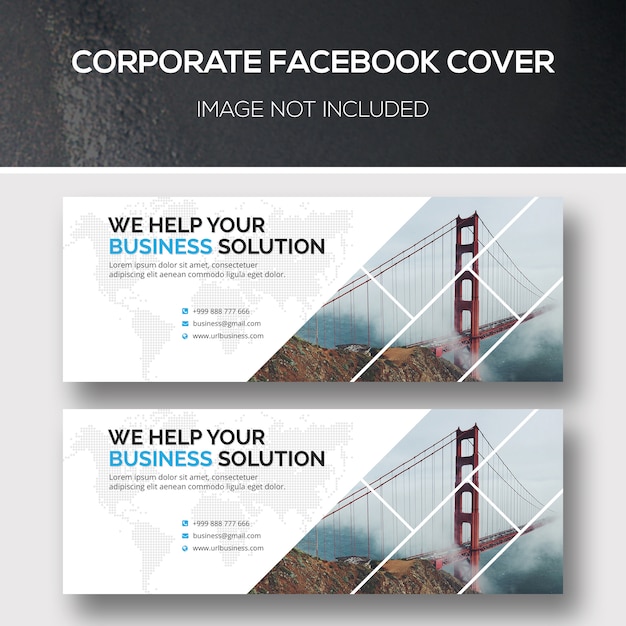 Portada corporativa de Facebook