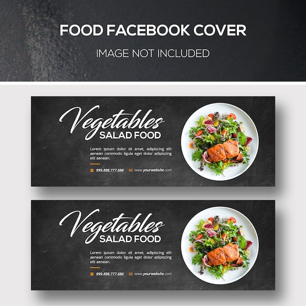 Portada de Facebook de alimentos