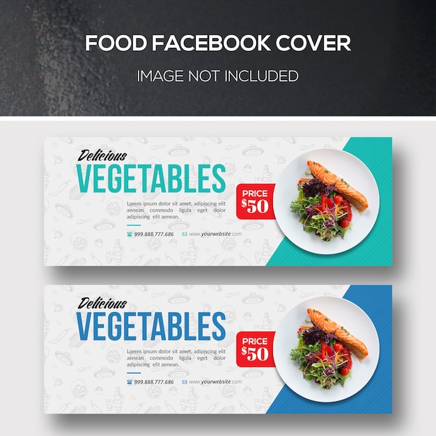 Portada de Facebook de comida