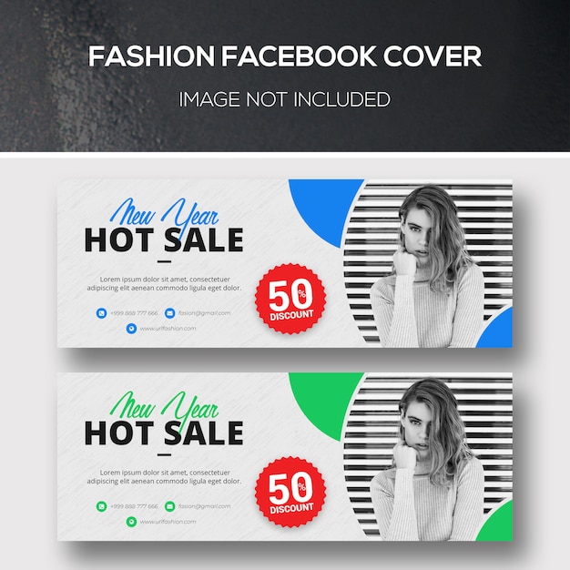 Portada de Facebook de moda