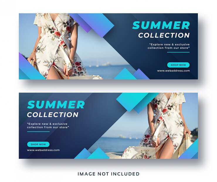 PSD portada de facebook de venta de moda de verano