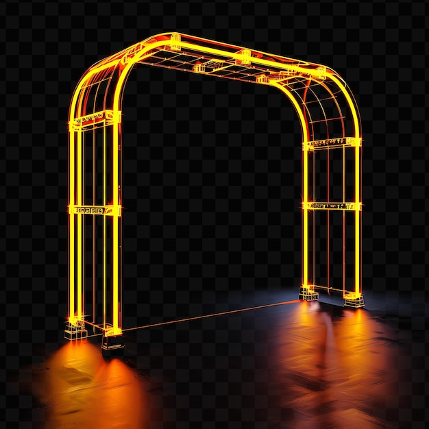 PSD portão solar com células fotovoltaicas e raios de sol de marigold desenho louco cnc frame art tinta criativa psd