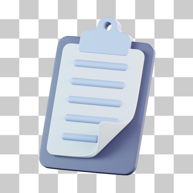 Portapapeles icono 3d
