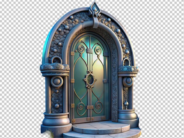 PSD la porte de la fantaisie 3d