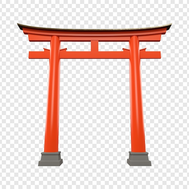 Une porte Torii animée au Japon