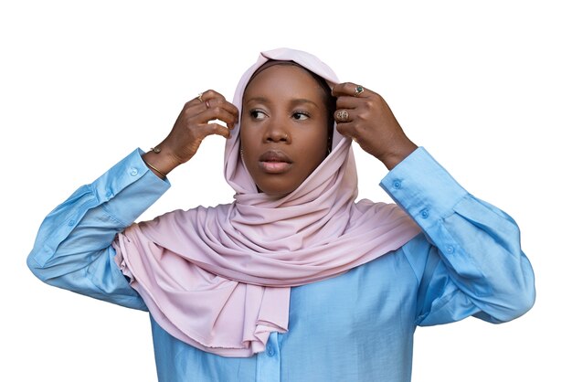 Porträt einer Frau mit Hijab