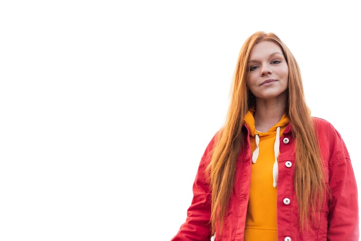 PSD porträt eines jungen mädchens mit gesichtsmaske
