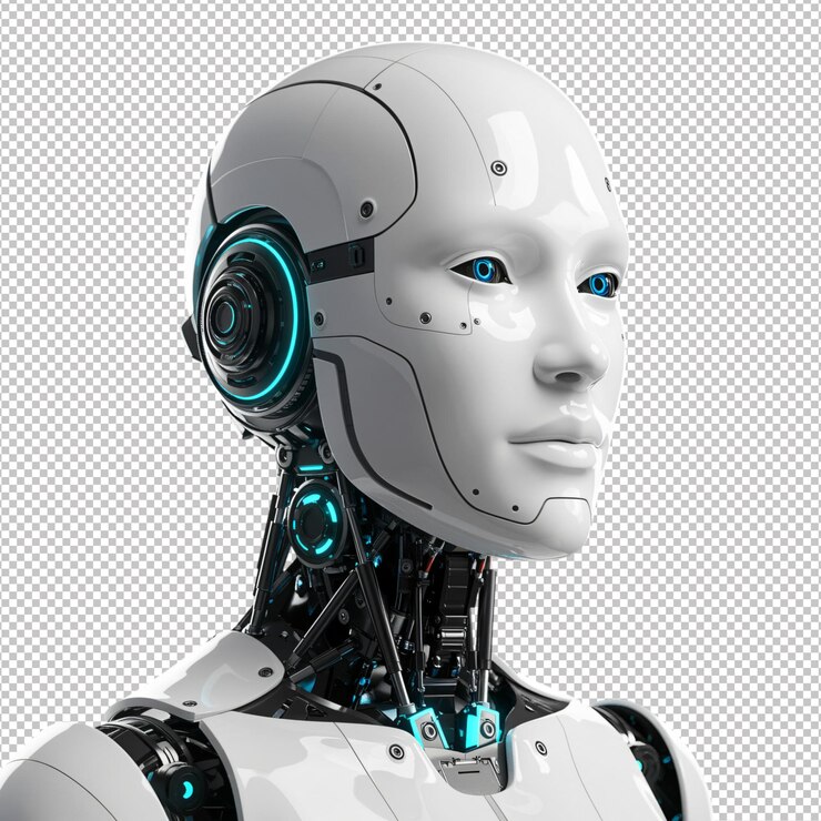 Portrait einer weiblichen Roboterin