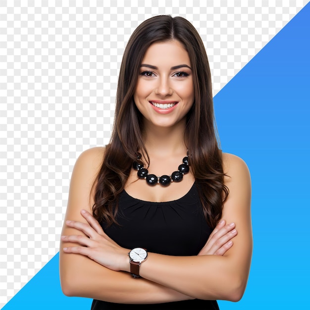 Portrait d'une femme d'affaires confiante