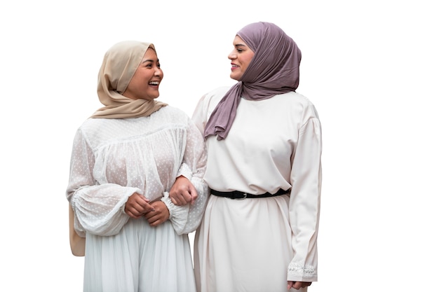 PSD portrait de femmes portant le hijab islamique