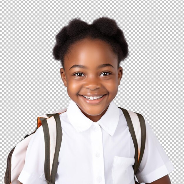 PSD portrait de fille souriante