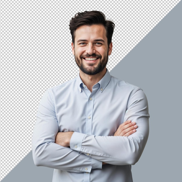 Portrait d'un homme d'affaires confiant