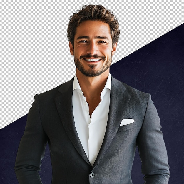 Portrait d'un homme d'affaires confiant