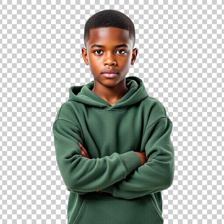PSD le portrait d'un jeune garçon