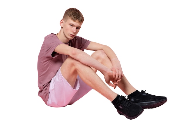 Portrait En Studio De Jeune Adolescent