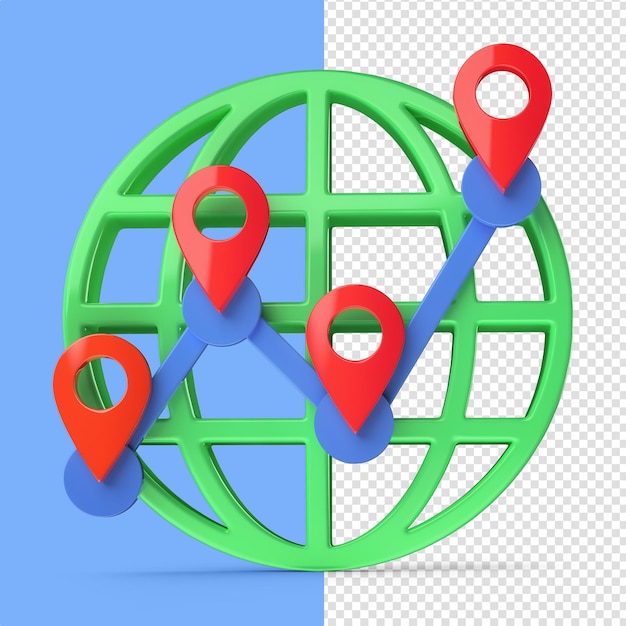 POSITION DES GLOBUS 3D IN