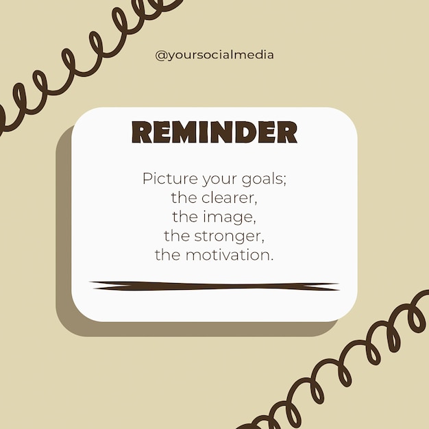 Positive Vibes Reminder Quotes with Calming Colour Instagram Post