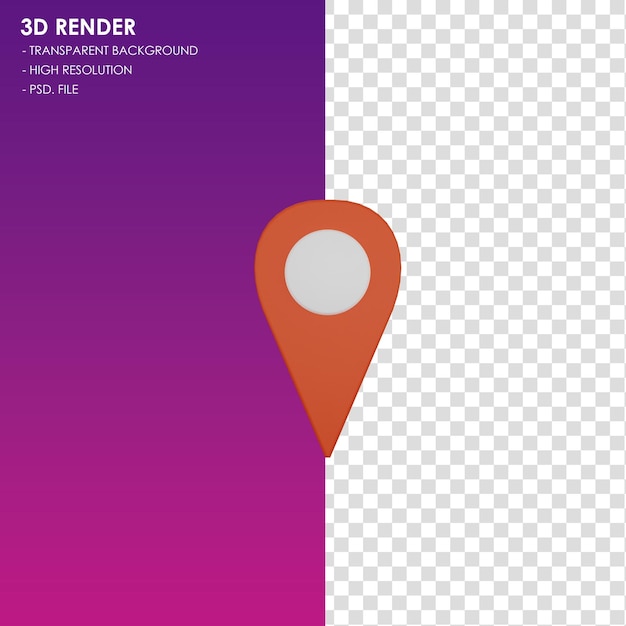 Posizione della mappa dell'icona 3D
